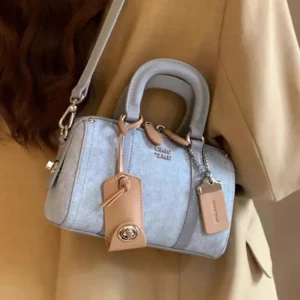 Women's Bags Handheld Bags Fashion Shoulder Bags New Canvas Denim Bag Girl Trend Leisure Versatile Square Bags Crossbody Bags - Image 5