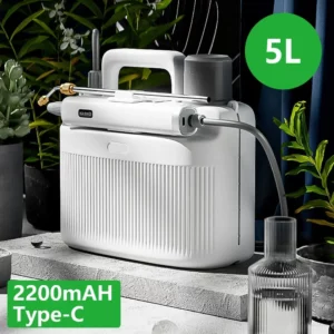 5L Electric Watering Can Sprayer Type-C Rechargeable Disinfection Pesticide Dispenser One-button Automatic Spraying Watering - Image 1