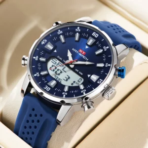 kat-wach Men's quartz watches original waterproof high quality automatic male timepiece black watch gifts for dad watches men - Image 1