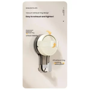 Suction Hooks Strong Vacuum Power Traceless No-Drilling Adhesive Hooks for Home Bathroom Kitchen Door Back and Toilet Area - Image 5