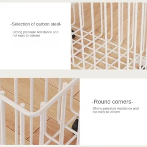 Laundry Basket Household Portable Toilet Wheel Belt for Dirty Clothes Storage Bathroom Magic Basket Convenient - Image 5