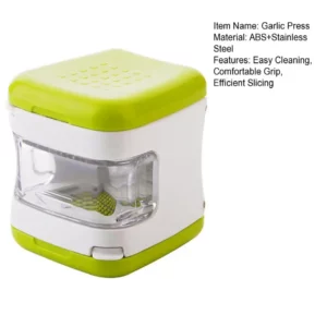 Garlic Press Slicer Manual Mincer Grater And Slicer Non-Slip Handle Ginger Spice Grinder Kitchen Gadget for Home Restaurant - Image 5