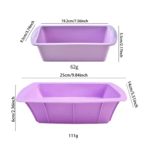 Household Rectangular 1Pcs Silicone Mold Candy Toast Mould Easter Bread DIY Kitchen Supplies Cake Bakeware Pan Baking Tools - Image 6
