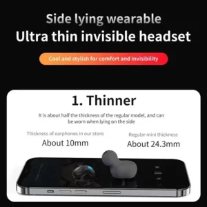 NEW Original X55 Wireless Sleep Earphone Noise Reduction Invisible Earphone Sleeping Headset Bluetooth Sport Headphones Earbuds - Image 4