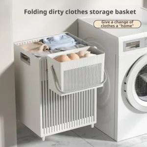 Largecapacity foldable dirty clothes basket - Image 1
