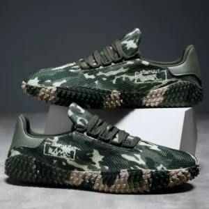 Men Summer Casual Handmade Camouflage Shoes Quality Comfortable Breathable Mesh Outdoor Sneakers Hiking Climbing Wading Beach 47 - Image 1