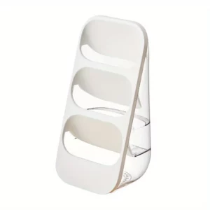 1pc Utensil Rack, Home Chopsticks Fork Knife Storage Rack, 3-Grids Washable Wall-mounted Desktop Shelf Threeopsticks Cage, Kitc - Image 3