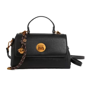 Fashion Women Bag Leather Handbag Vintage Tote Bags Solid Trend Wild Women's Square Shoulder Bag For Ladies - Image 5