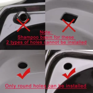 Portable spa water outlet waterfall outlet head therapy head water circulation massage accessories for salon and hair store - Image 5