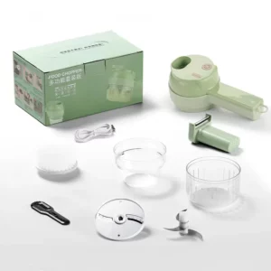 4in1 onion chili meat masher kitchen tools hand-held electric vegetable chopper slicer mini food chopper kitchen garlic grinder - Image 6