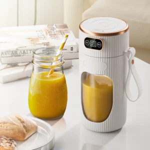 Electric Juicer 10 Blades Portable Blender LED Digital Display Small Juice Cup Rechargeable Wireless Household Milkshake Juice - Image 4