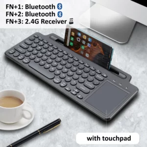 Wireless Keyboard Bluetooth Keyboard Mouse Card Slot Numeric Keypad for Android IOS Desktop Laptop PC Gamer - Image 1