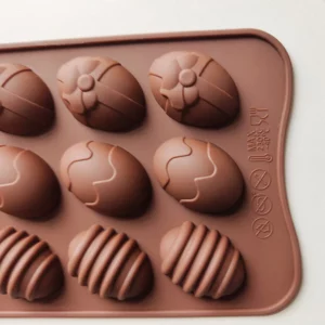 Silicone world DIY Easter Chocolate Egg Silicone Mold Nonstick Cake Decorating Baking Candy Mold Silicone 3D Mold Kitchen Gadget - Image 4