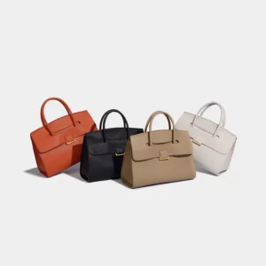 2024 New Lady Commuter Briefcase Fashion Large Capacity Versatile Women Handbags Classic PU Leather Tote Bag - Image 2