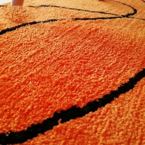 3D Polyester Anti slip Ball Round Fluffy Carpet Computer Chair Pad Football Basketball Living Room Mat Children Bedroom Rugs - Image 4