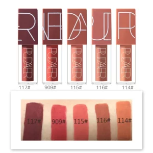5 Colors Matt Velvet Liquid Lipstick Lipgloss Waterproof Long-Lasting Lip Glaze Lip Makeup Tool Cosmetic Помада Для Губ Rossetto - Image 4