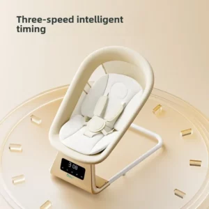 Baby Electric Rocking Chairs, Sleeping Aid Baby Rocking Chair, Soothing Newborn Lounge Chair, Cradle Beds Baby Rocking Cribs - Image 3