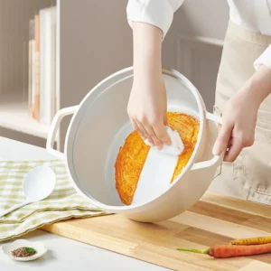 Enameled Cast Aluminum Dutch Oven For Bread Baking Cast Iron Braising Pot Earthenware Pot Enamel Non-stick Pot Gas Cooking Pot - Image 5