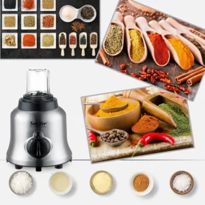 2 in 1 Stand Blender&Meat Grinder&Juicer&Grinding 400W Stainless Steel Kitchen Mixer Fruit Food Processor Ice Smoothies Sonifer - Image 4