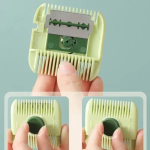 2 In 1 Baby HairCut And Hairdressing Comb Trim Bangs And Broken Hair Bangs Trimmer Manual Portable Children's Hair Clipper - Image 2