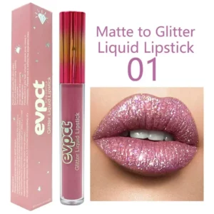 Waterproof Diamond Shimmer Glitter Lip Gloss 15 Colors Matte Glitter Liquid Lipstick Diamond Pearl Colour Lip Gloss Sexy Make Up - Image 4