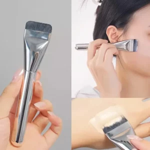 2pcs One Line Foundation Brush and Makeup Palette Set Foundation Cream Mixing Tool Nail Art Makeup Cosmetic Makeup Tool Kits - Image 5