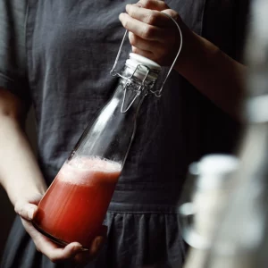 Creative home large-capacity juice glass water bottle glass oiler milk soda enzyme wine bottle - Image 3