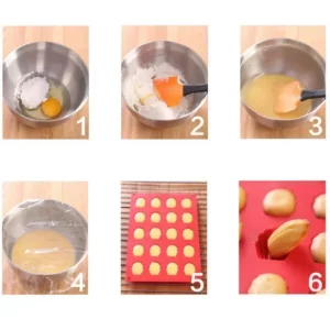 Mini Food Grade Madeleine Silicone Cake Mold Cookie Mold DIY Shell Baking Pan Mould Kitchen Bakeware Accessories - Image 3