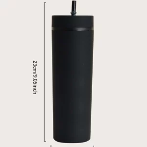 1PC- Tumbler Straws Cup With Lids Drinkware Fruit Juice Bottle Double Wall Plastic Cups Gift for Festival Party - Image 3