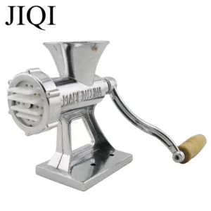 JIQI Hand Manual Meat Grinder Mincer Machine Sausage Table Crank Tool for Home Kitchen Cutter Slicer Beef - Image 2