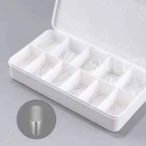 550pcs Soft Gel Nail Tips Medium Short Almond Coffin Full Cover Matte Extension Tools Acrylic Press on Nail DIY Manicure Decor - Image 5
