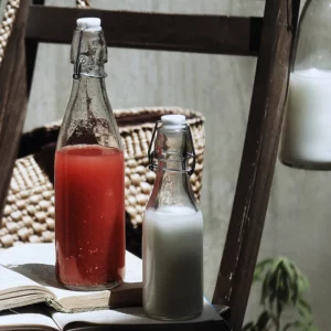 Creative home large-capacity juice glass water bottle glass oiler milk soda enzyme wine bottle - Image 4