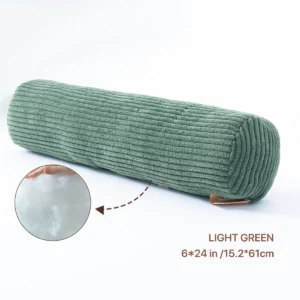 Living room bedroom decorative pillows Full Body Pillows Multifunctional Bolster Pillow Corduroy Cover Cylindrical Side Pillow - Image 5