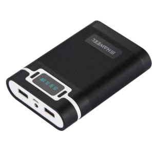 HAWEEL DIY 4X 18650 Battery (Not Included) 10000MAh Power Bank Shell Box with 2 USB Output & Display for Smartphones-A - Image 3