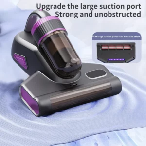 New Mattress Vacuum Mite Remover Cordless Handheld Cleaner Powerful Suction for Cleaning Bed Pillows Clothes Sofa - Image 5