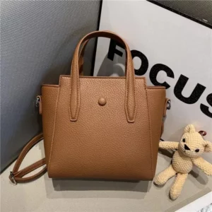 Casual Interior Compartment Top-Handle Bags Fashion Sewing Thread 2025 Hot Sale Bags for Women Zipper Pu Women's Handbags - Image 1