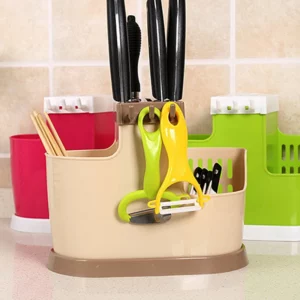 Multifunctional tableware storage rack plastic shelf chopsticks drain rack filter rack creative kitchen tools kitchen tools - Image 5