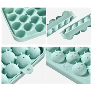 25 Grids Silicone Ice Grid Ball Ice Cube Mold with Cover Ice Storage Box Easy to Demould Bar Home Party Kitchen Tools - Image 5