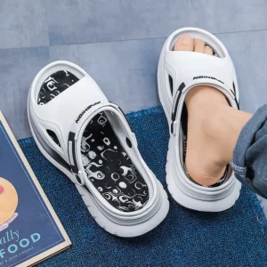 Summer Men's Slippers Indoor Outdoor Sandals Beach Massage Comfortable Soft Slides Clogs Casual Shoes Home Men Outdoor Sandals - Image 3