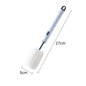 Silicone Bottle Brush 360 Degree Rotation Baby Pacifier Cup Nipple Cleaning Brushes Set Handheld Soft Head Food Grade Watering - Image 6