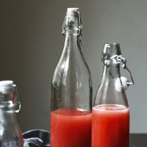 Creative home large-capacity juice glass water bottle glass oiler milk soda enzyme wine bottle - Image 5