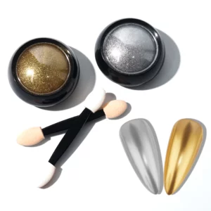 1pcs Nail Glitter Metallic Rubbing Dust Gel Polish Pigment Shinning Metal Manicure Decor Magic Mirror Powder Gold Silver Chrome - Image 4