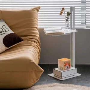 Realife Adjustable Edge Bedside Small Coffee Table Nordic Designer's Creative Sofa Home Small Apartment Living Room Corner Table - Image 3