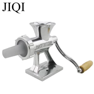 JIQI Hand Manual Meat Grinder Mincer Machine Sausage Table Crank Tool for Home Kitchen Cutter Slicer Beef - Image 4
