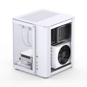 JONSBO TK-1 M-ATX Case Ring Tempered Glass Side Penetration E-sports Seaview Room Desktop Computer Mini Chassis - Image 3