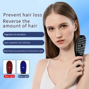 Electric Spray Massage Comb Hair Growth Vibration Head Massager Brush LED Anti Hair Loss Scalp Liquid Medicine Atomizing Comb - Image 3