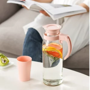 Glass Water Kettles Large Capacity with Lid and Handle Juice Tea Milk Kettles Pitcher Distributeur Beverage Dispenser Water Pot - Image 3