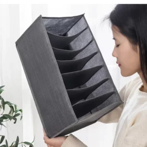 Jeans Pants Storage Box Wardrobe Clothes Organizer Cabinet Drawers Organizer for Underwear Bra Socks T-Shirt Organizers storage - Image 5