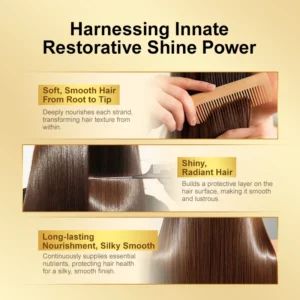 PURC Morocco Argan Oil Nourishing Hair Oil Smoothing Shine Soft Hair Serum Repair Damaged Frizz Dry Hair Treatment Hair Care - Image 3