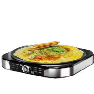 220V Household Electric Crepe Maker Commercial and Home Using Pancake Machine Non-stick Electric Baking Pan 40cm Diameter - Image 2